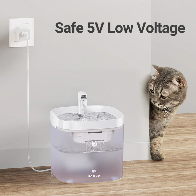Fonte PuriFlow 4Cats™ – Bebedouro Automático com Filtro Recirculante e Purificação Contínua