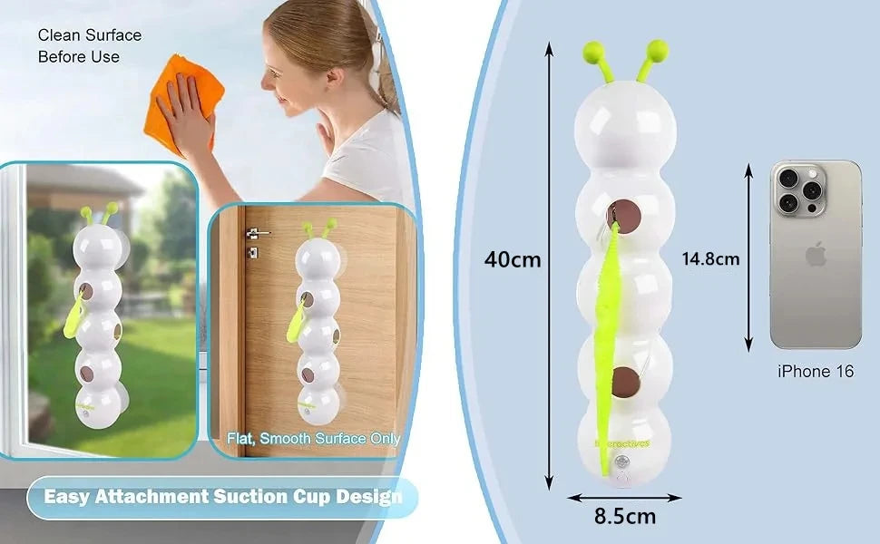 Seu gato caça sozinho. Você só dá play. Ideal para tutores ocupados e casas com vários felinos!