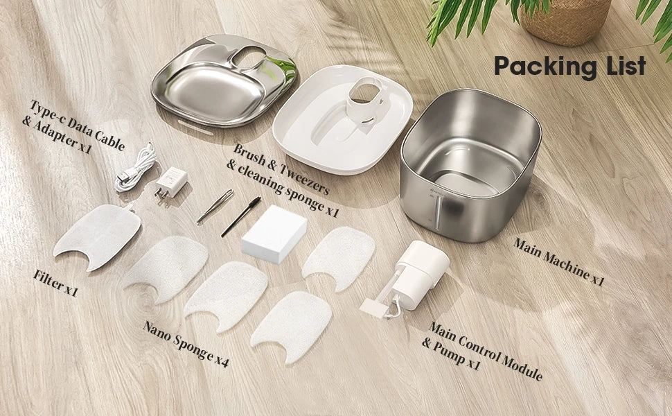 Fonte SensorH2O 4Cats™ – Bebedouro Inteligente Sem Fio com Sensor de Movimento (4 Litros)