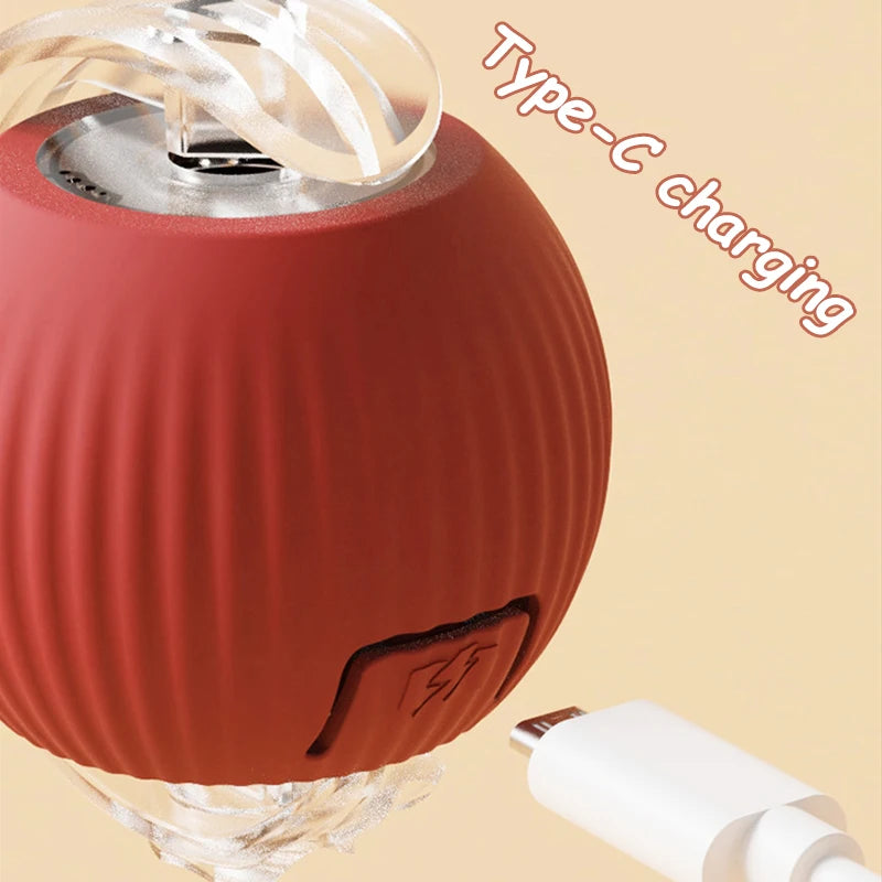 Bolinha Inteligente com Rabo – Brinquedo Recarregável que Simula Presa em Movimento