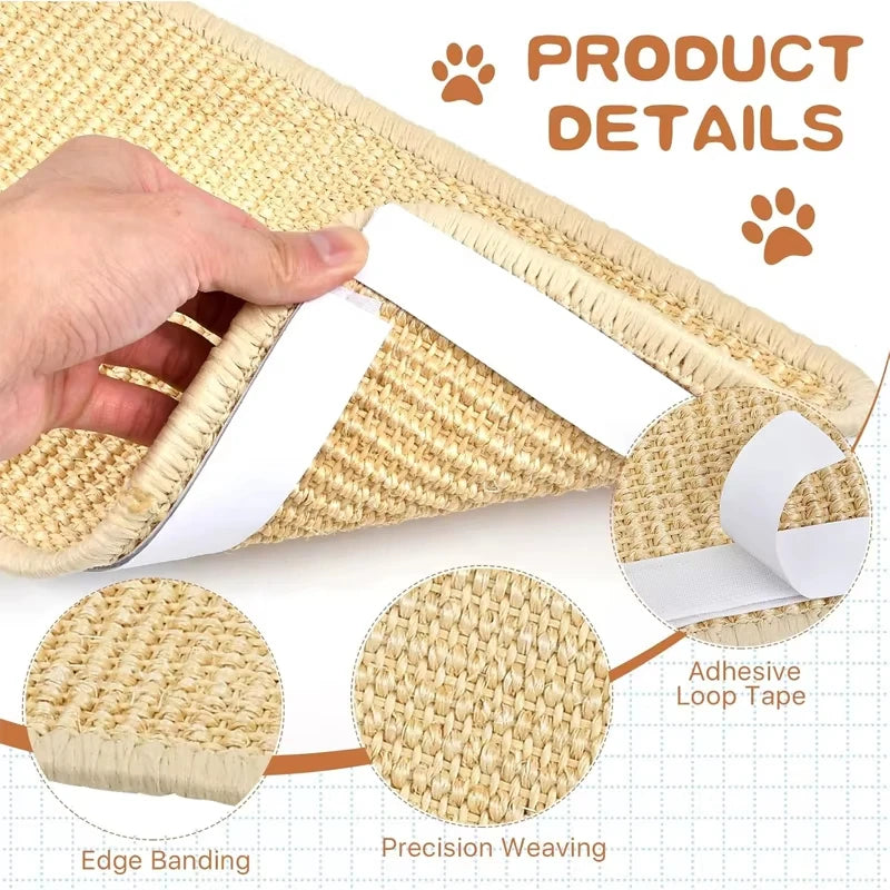 🐱 Tapete Arranhador de Sisal Natural – O Tapete que Todo Gato e Toda Casa Merecem