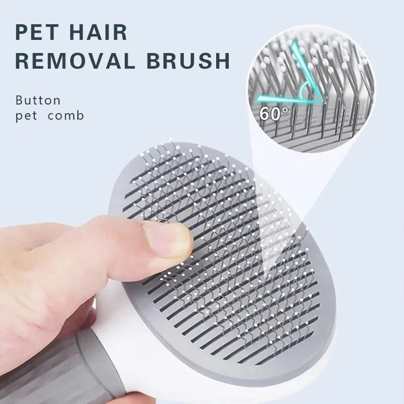 Escova Autolimpante 4Cats – Remove Pelos, Desembaraça e Limpa com um Clique