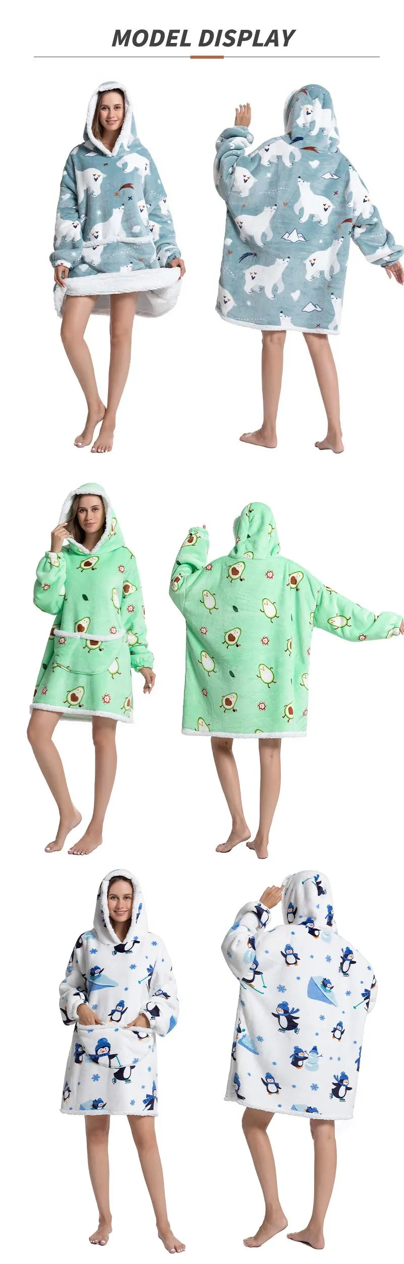 🐾 GiantHug 4Cats™ – Casaco Cobertor Oversized em Flanela Sherpa
💬 Sabe aquele cobertor que você ama? Agora ele tem mangas, capuz… e estilo.