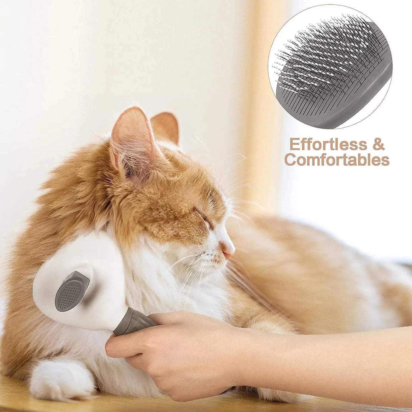 Escova Autolimpante 4Cats – Remove Pelos, Desembaraça e Limpa com um Clique