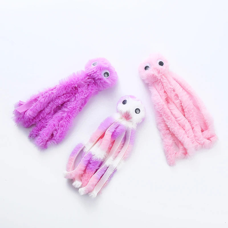 Polvo Interativo de Pelúcia – Estímulo Físico e Mental para Gatos