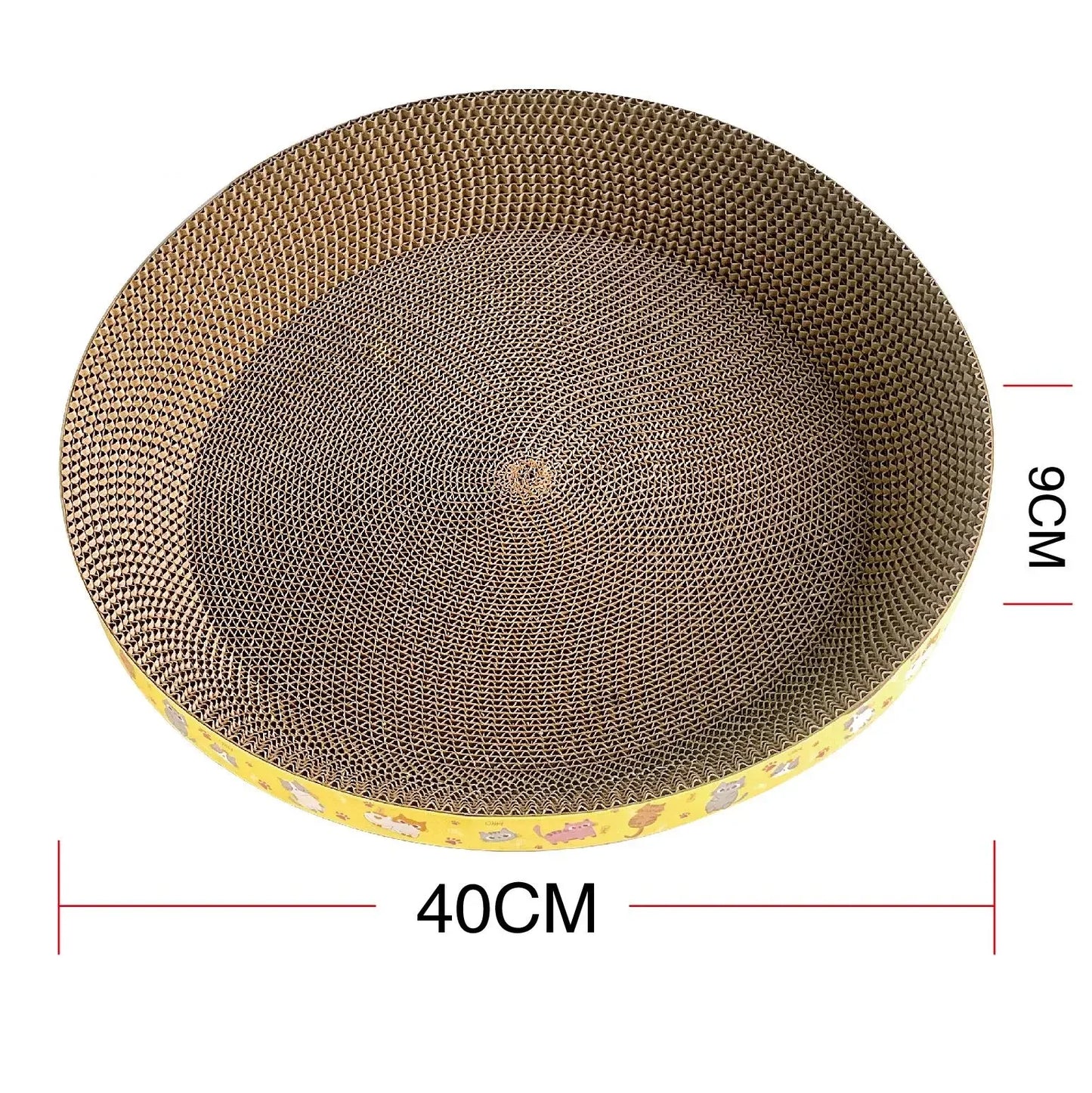 Arranhador Oval 2 em 1: Cama Confortável e Proteção de Móveis para Gatos!
