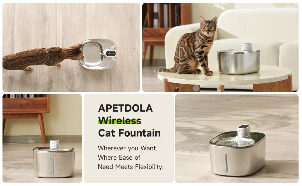 Fonte SensorH2O 4Cats™ – Bebedouro Inteligente Sem Fio com Sensor de Movimento (4 Litros)