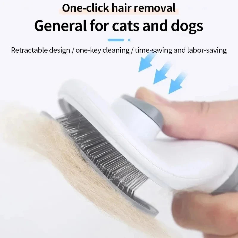 Escova Autolimpante 4Cats – Remove Pelos, Desembaraça e Limpa com um Clique