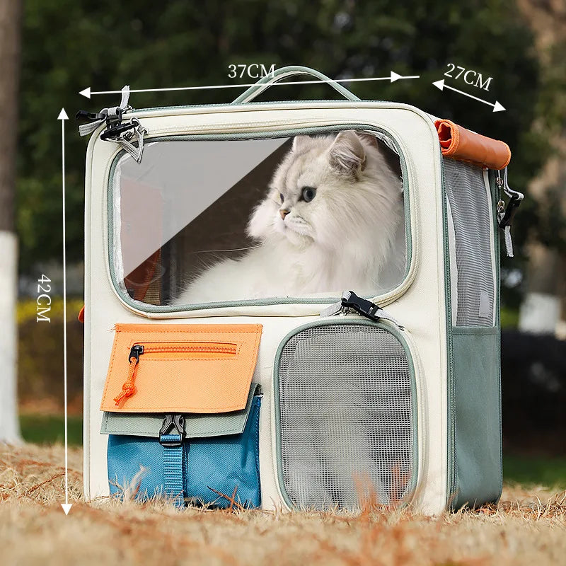 Mala Trolley para Gatos – Transporte com Rodinhas, Conforto e Estilo para Viagens