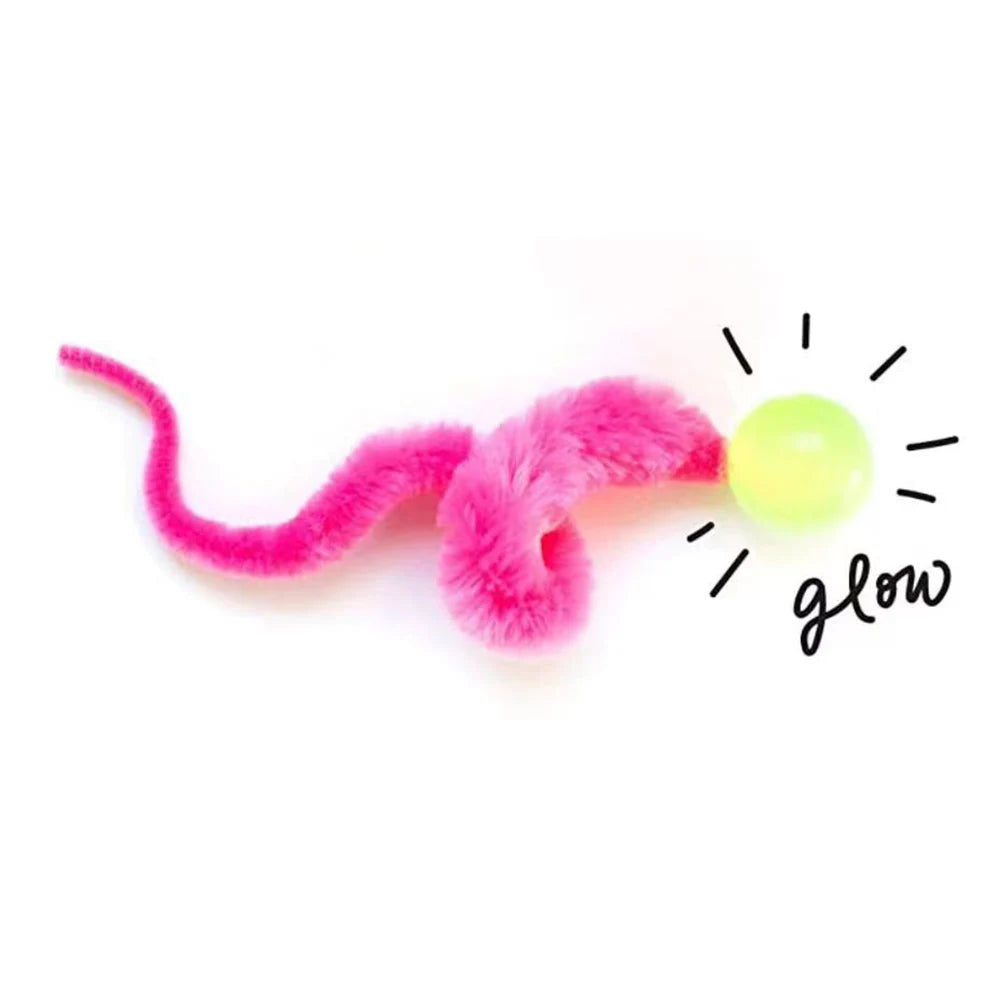 Brinquedo Interativo Lagartixa Jump para Gatos – Bolinha Colorida com Bicho Elástico Estimulante