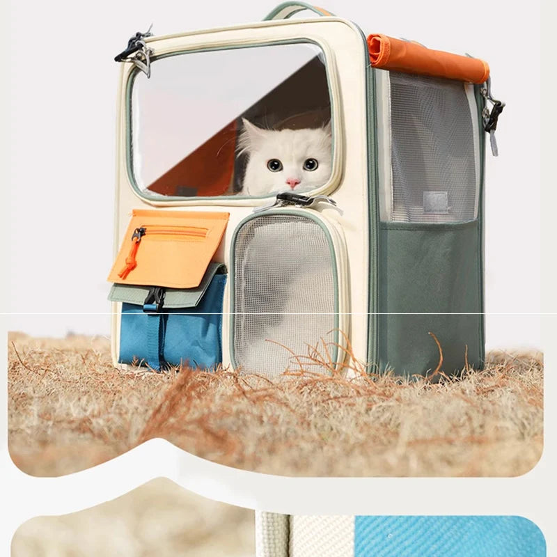 Mala Trolley para Gatos – Transporte com Rodinhas, Conforto e Estilo para Viagens