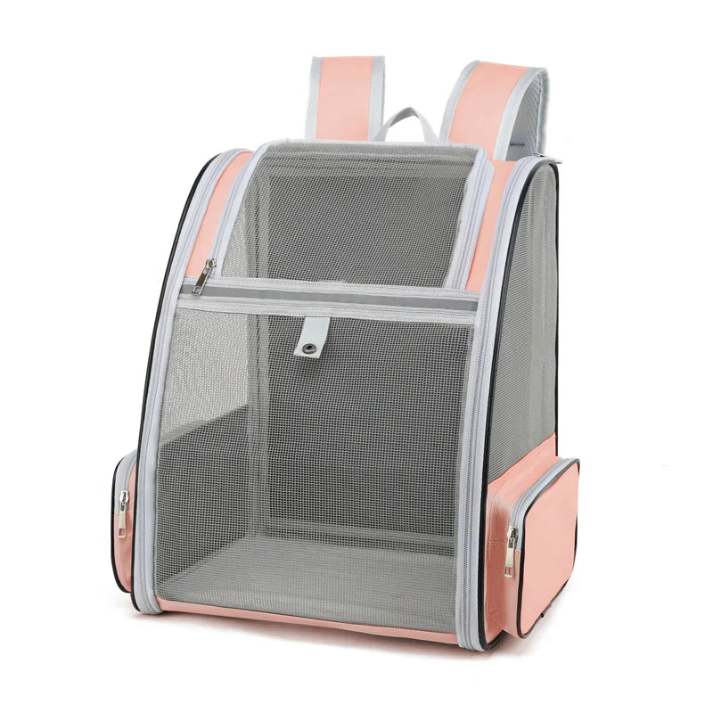 Mochila de Transporte para Gatos – Conforto, Segurança e Ventilação em Movimento (até 6kg)