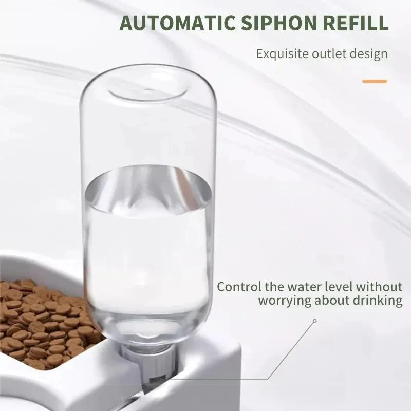 Comedouro Bebedouro Pet AquaFeed™ - Hidratação Automática e Ração Sempre Seca!