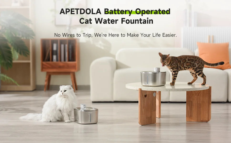 Fonte SensorH2O 4Cats™ – Bebedouro Inteligente Sem Fio com Sensor de Movimento (4 Litros)