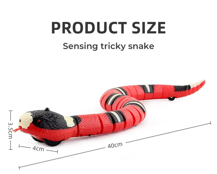 🐍 Brinquedo Interativo Cobra Eletrônica – Diversão Inteligente Para Gatos e Gatinhos!