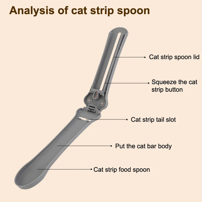 SnackEase™ – Colher Dispensadora de Petiscos para Gatos com Cabo Longo
💬 Sirva amor com praticidade – sem sujar as mãos!