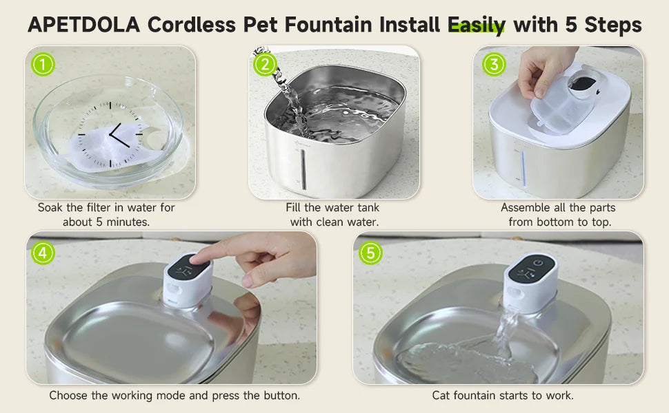 Fonte SensorH2O 4Cats™ – Bebedouro Inteligente Sem Fio com Sensor de Movimento (4 Litros)