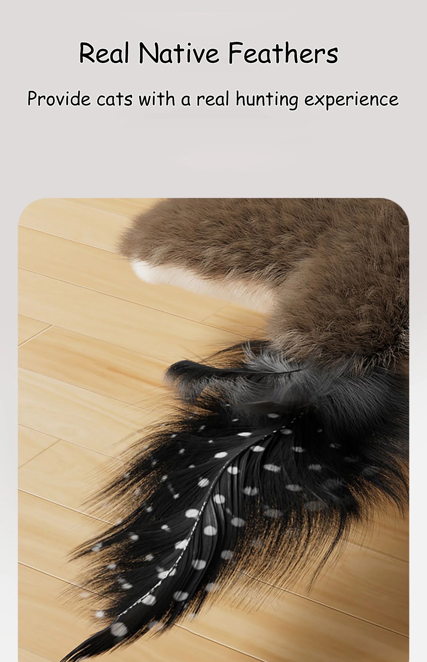 Pássaro de Pelúcia Interativo 4Cats – Brinquedo com Som, Movimento e Catnip Recarregável