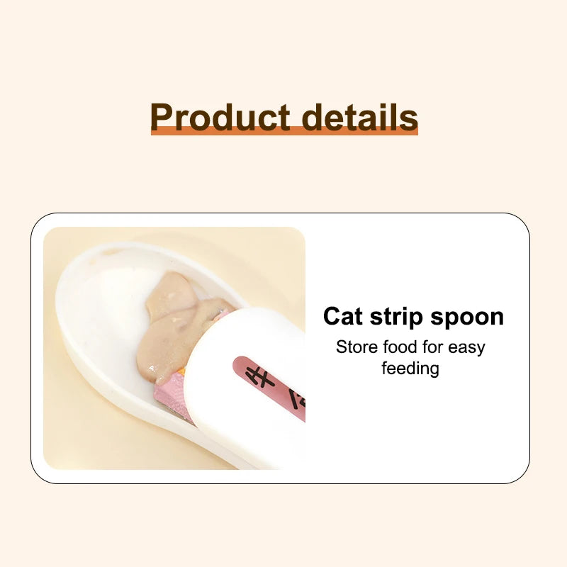 SnackEase™ – Colher Dispensadora de Petiscos para Gatos com Cabo Longo
💬 Sirva amor com praticidade – sem sujar as mãos!