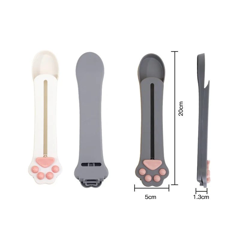 SnackEase™ – Colher Dispensadora de Petiscos para Gatos com Cabo Longo
💬 Sirva amor com praticidade – sem sujar as mãos!