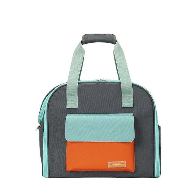 Bolsa de Transporte Confortável 4Cats – Alça Transversal, Leve e Respirável (até 4kg)
