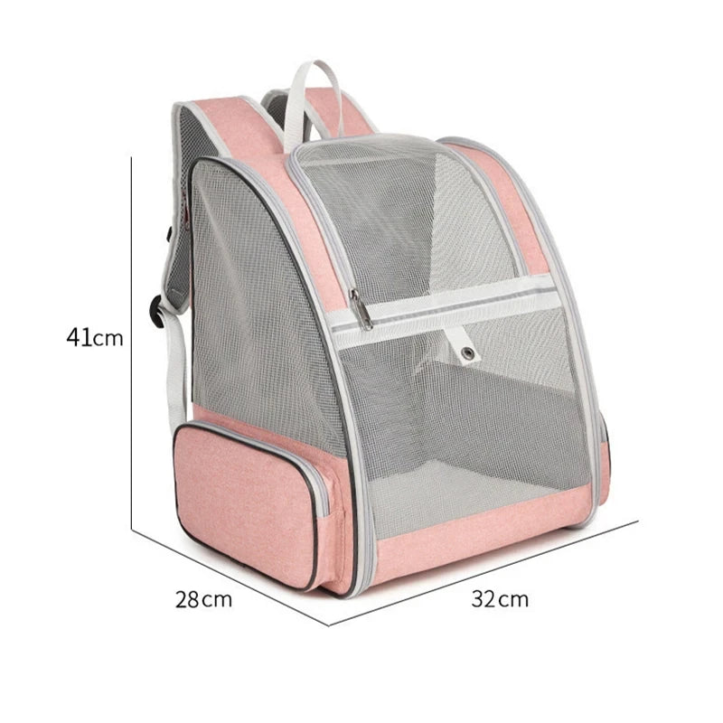 Mochila de Transporte para Gatos – Conforto, Segurança e Ventilação em Movimento (até 6kg)