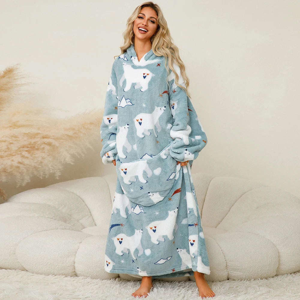 🐾 SnugHoodie 4Cats™ – Casaco Cobertor Pelúcia com Capuz
💬 O frio chegou? Que ótimo! Agora você tem o abraço mais quentinho da casa.