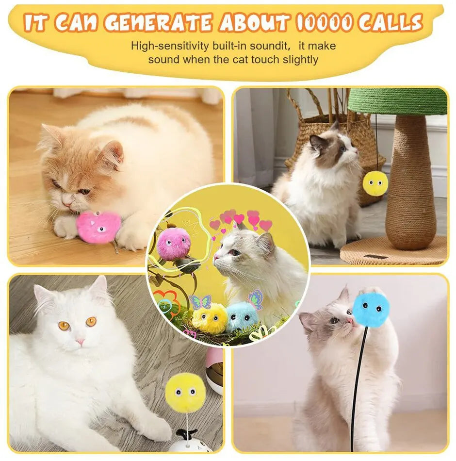 😺 Brinquedo Automático Interativo para Gatos – Diversão Surpreendente com barulhos Aleatórios!