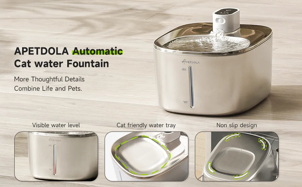 Fonte SensorH2O 4Cats™ – Bebedouro Inteligente Sem Fio com Sensor de Movimento (4 Litros)