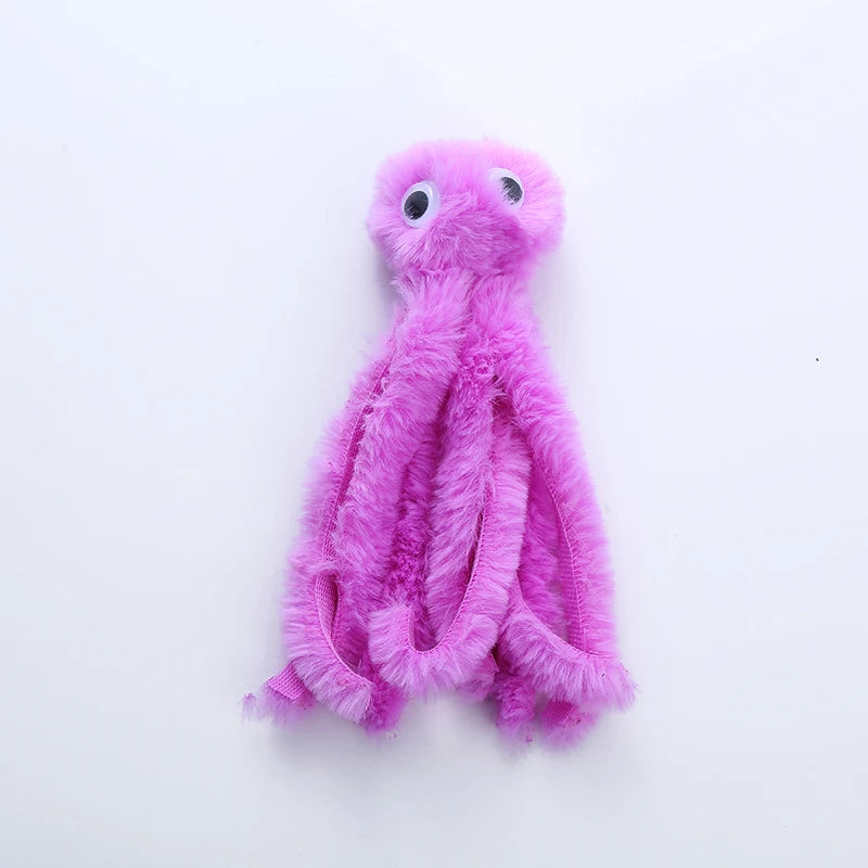 Polvo Interativo de Pelúcia – Estímulo Físico e Mental para Gatos