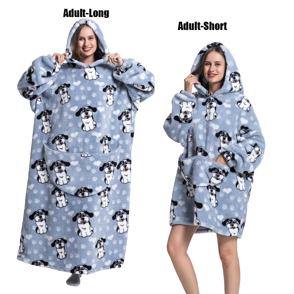 🐾 SnugHoodie 4Cats™ – Casaco Cobertor Pelúcia com Capuz
💬 O frio chegou? Que ótimo! Agora você tem o abraço mais quentinho da casa.