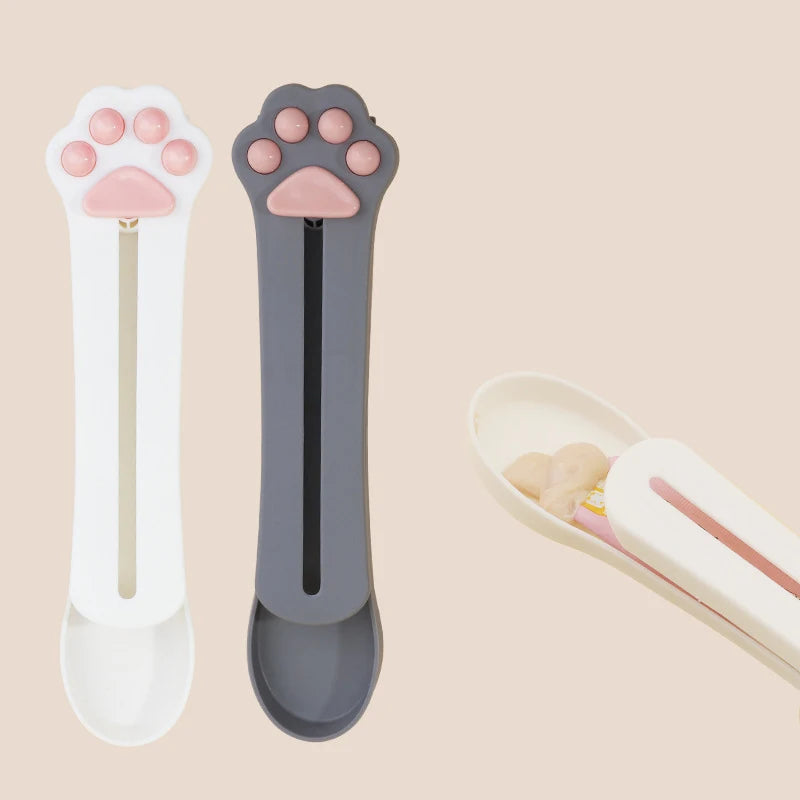 SnackEase™ – Colher Dispensadora de Petiscos para Gatos com Cabo Longo
💬 Sirva amor com praticidade – sem sujar as mãos!