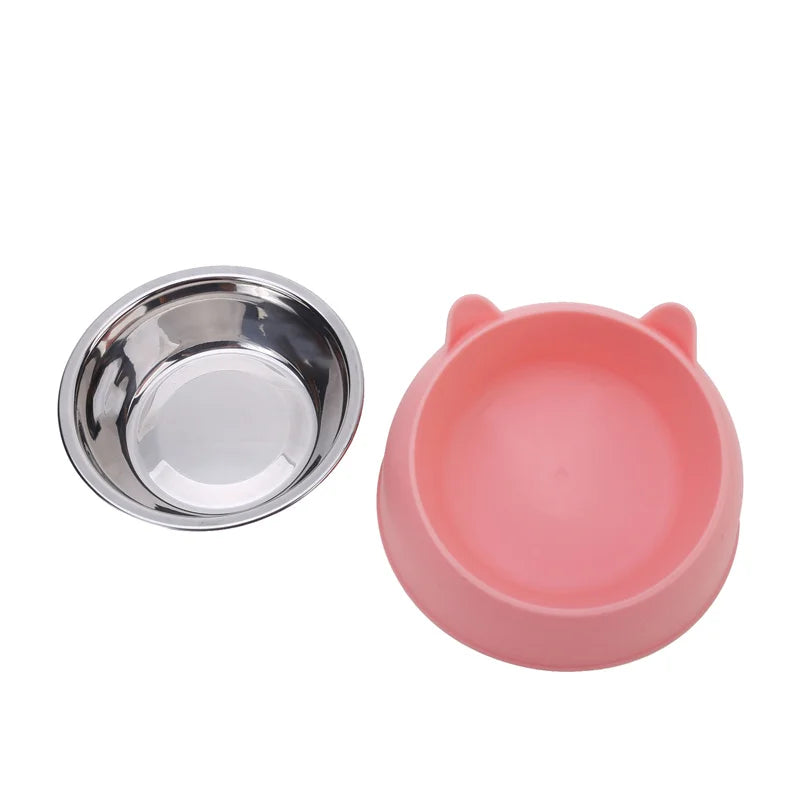 😻 Tigela Inclinada Criativa – Alimentação Confortável e Charmosa Para o Seu Gato!