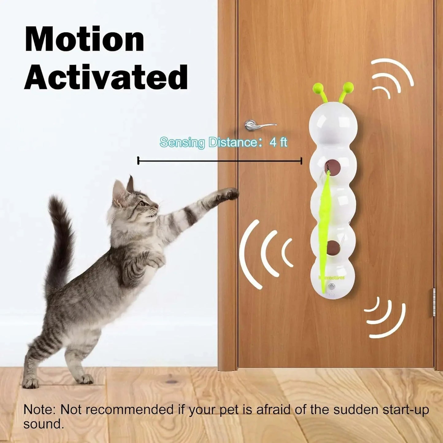 Seu gato caça sozinho. Você só dá play. Ideal para tutores ocupados e casas com vários felinos!