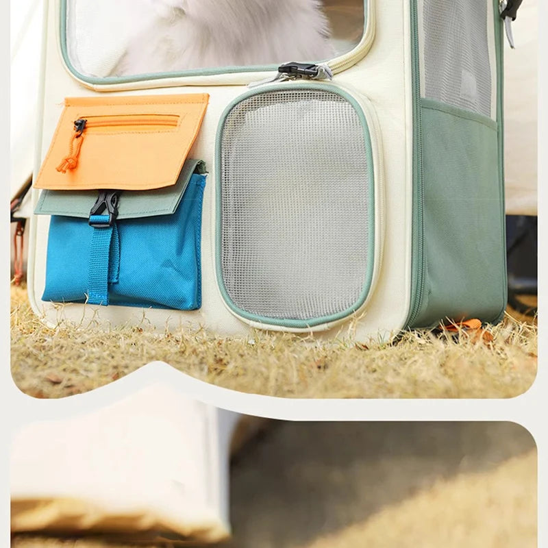 Mala Trolley para Gatos – Transporte com Rodinhas, Conforto e Estilo para Viagens
