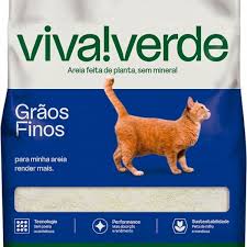 Areia higiênica Viva Verde – 100 % natural, biodegradável, grãos finos/mistos/grossos