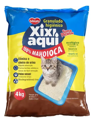 GRANULADO HIGIÊNICO 100% MANDIOCA