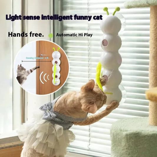 Seu gato caça sozinho. Você só dá play. Ideal para tutores ocupados e casas com vários felinos!