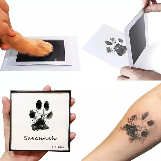 Registre pra sempre o amor em forma de patinha – sem tinta, sem sujeira, só emoção.