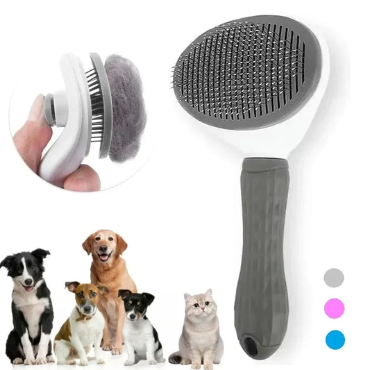 Escova Autolimpante 4Cats – Remove Pelos, Desembaraça e Limpa com um Clique