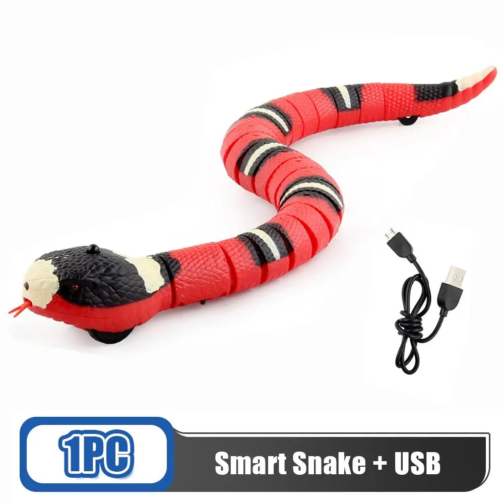 🐍 Brinquedo Interativo Cobra Eletrônica – Diversão Inteligente Para Gatos e Gatinhos!