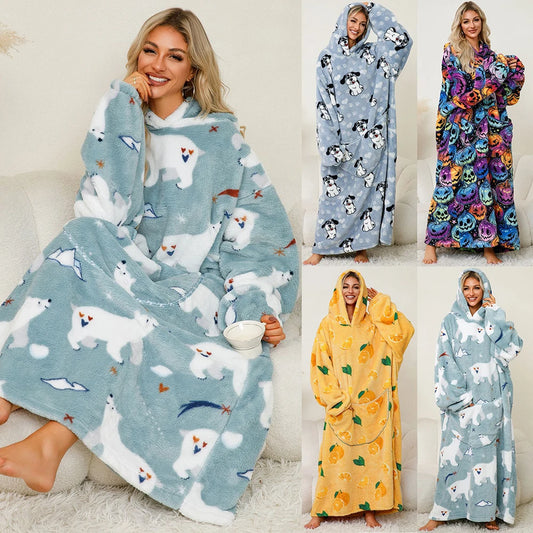 🐾 SnugHoodie 4Cats™ – Casaco Cobertor Pelúcia com Capuz
💬 O frio chegou? Que ótimo! Agora você tem o abraço mais quentinho da casa.