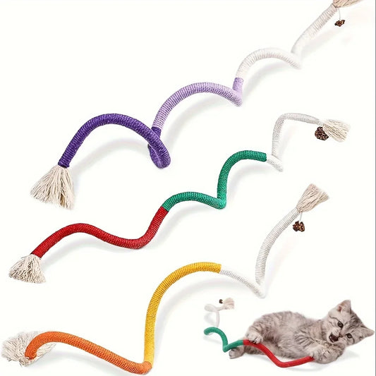 Brinquedo de Corda com Catnip – Limpeza Dental e Estímulo Natural para Gatos